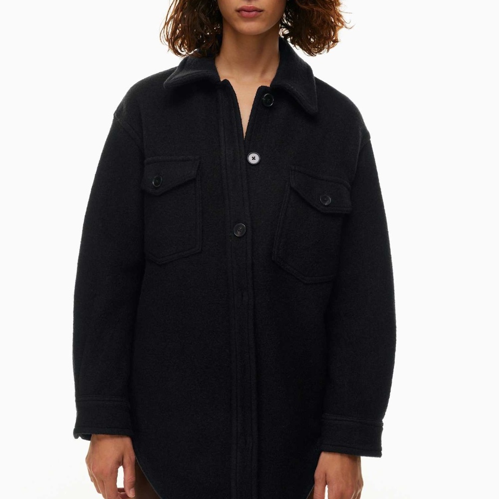 Wilfred Free Ganna Merino Wool Shirt Jacket